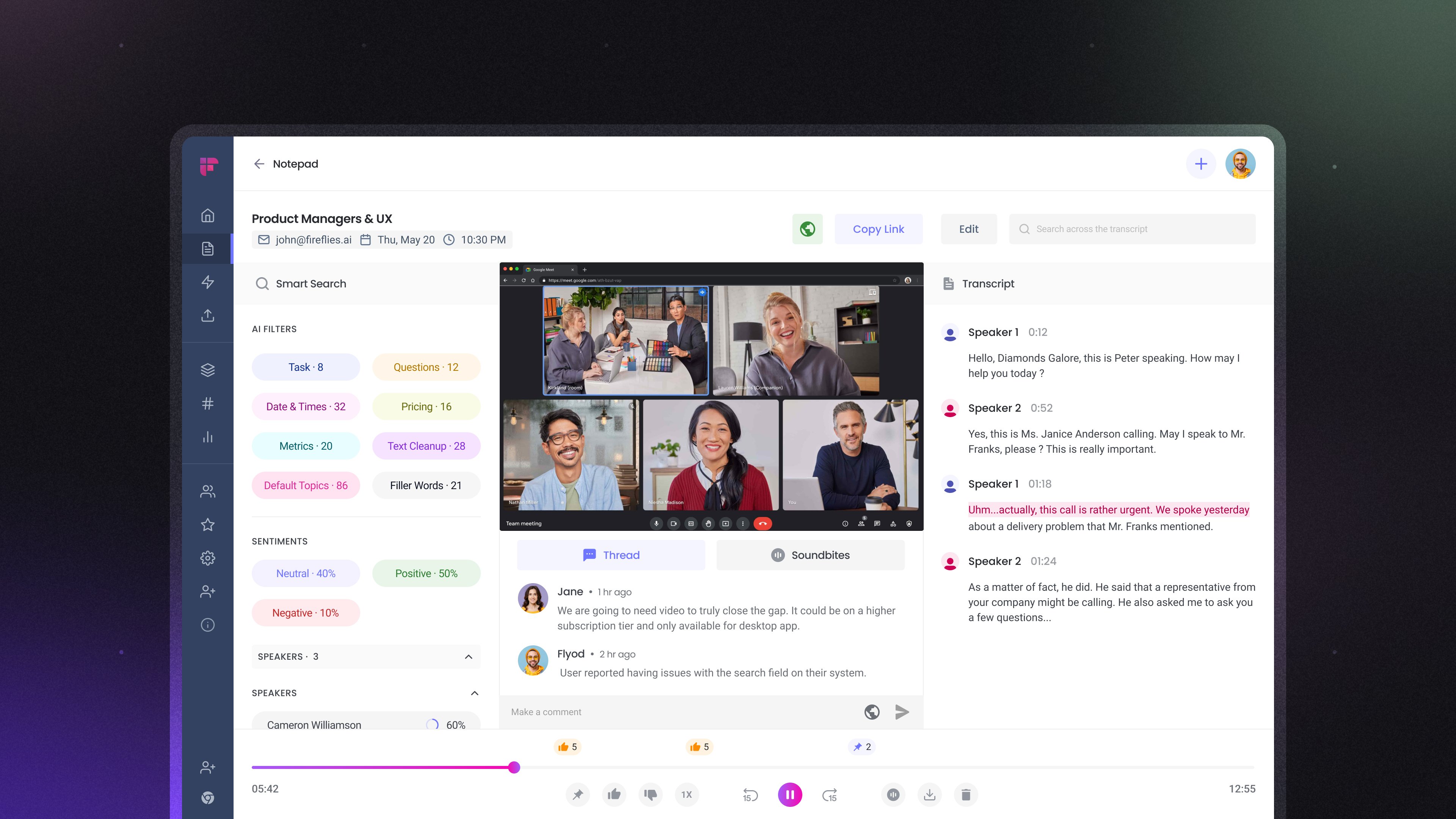 Unlocking Meeting Efficiency with Fireflies AI - The Future of Automated Notetaking and Analytics
