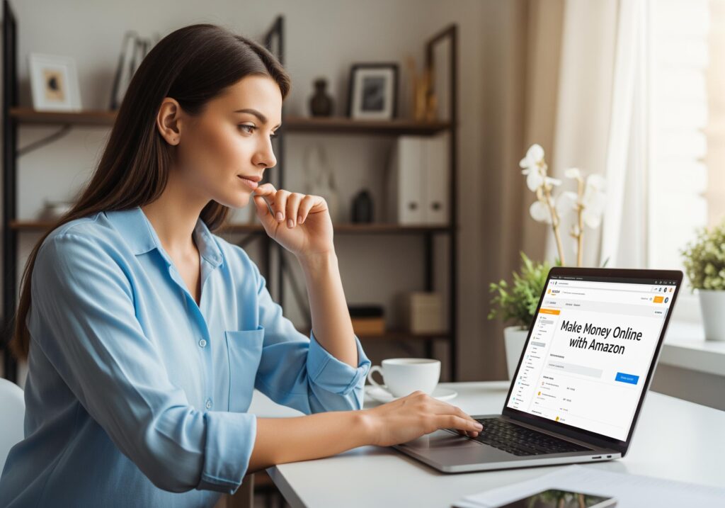 how to make money online with amazon