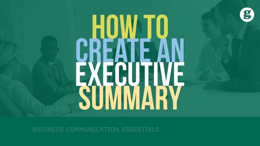 create an executive summary