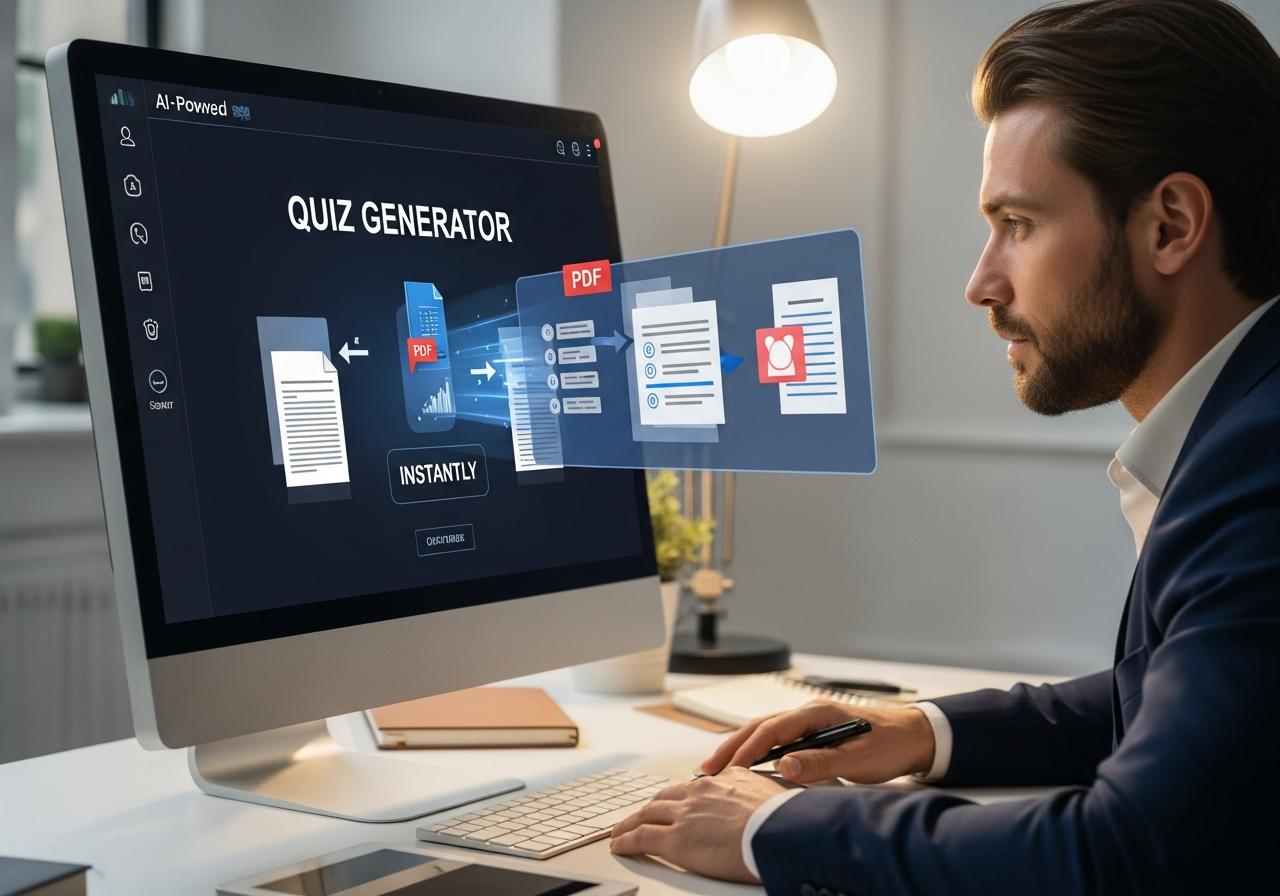 Quiz generator from PDF