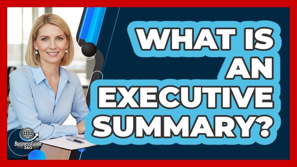 what is an excutive summary